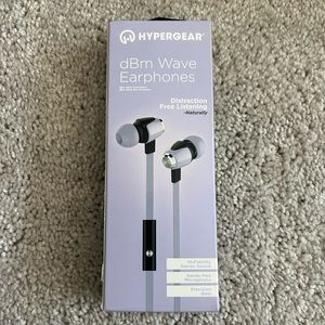 Purple Hypergear Wave Earphones